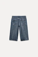 LOW-RISE DENIM SHORTS ZW COLLECTION