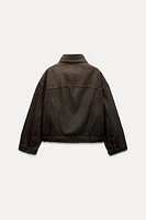 WAXED OVERSIZE JACKET ZW COLLECTION