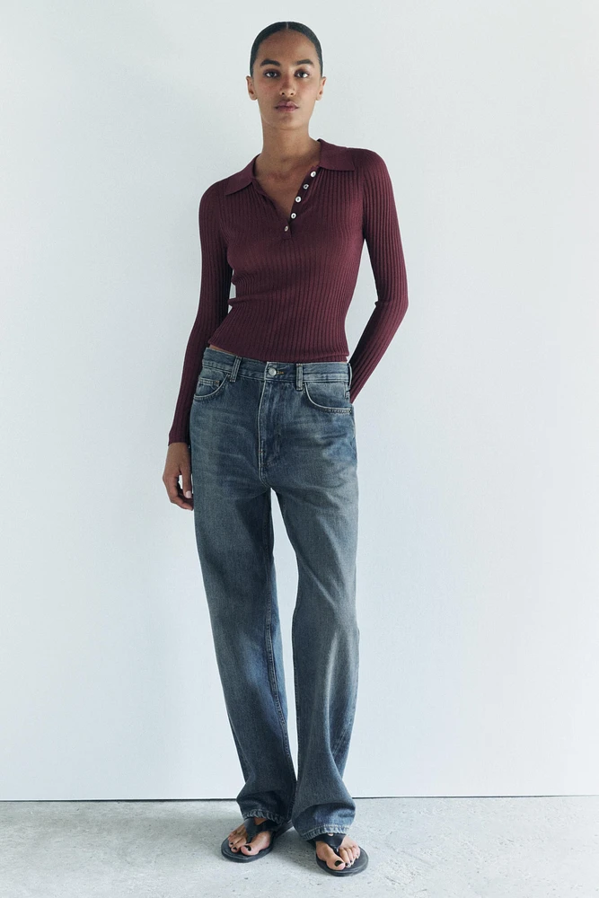 RELAXED MID WAIST JEANS ZW COLLECTION