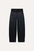 MID WAIST BARREL JEANS ZW COLLECTION