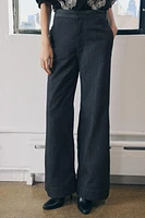 MID-RISE WIDE LEG JEANS ZW COLLECTION