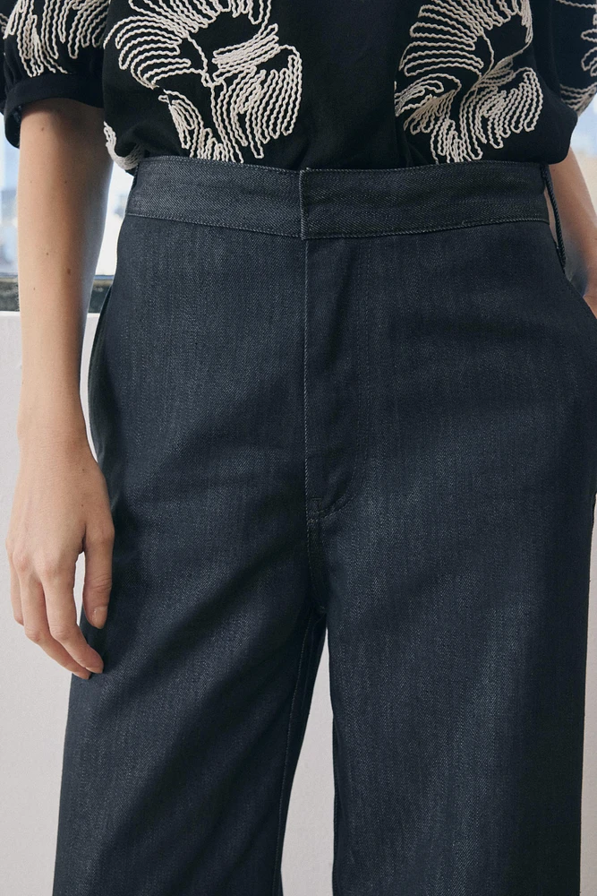 MID-RISE WIDE LEG JEANS ZW COLLECTION