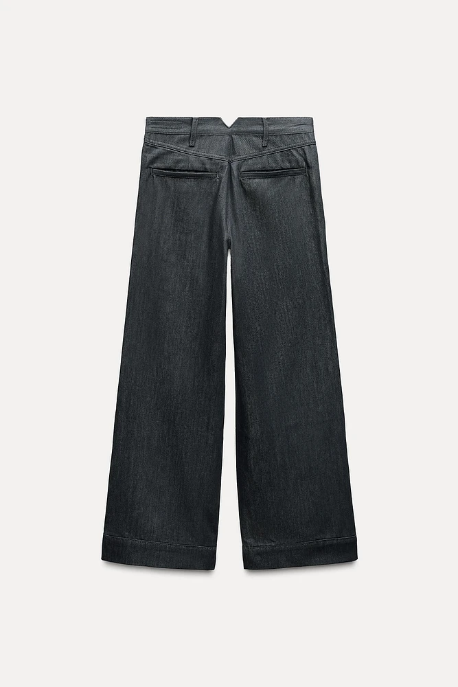 MID-RISE WIDE LEG JEANS ZW COLLECTION