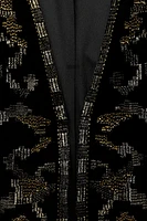 EMBROIDERED VELVET VEST ZW COLLECTION