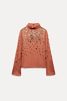 STUDDED BLOUSE ZW COLLECTION