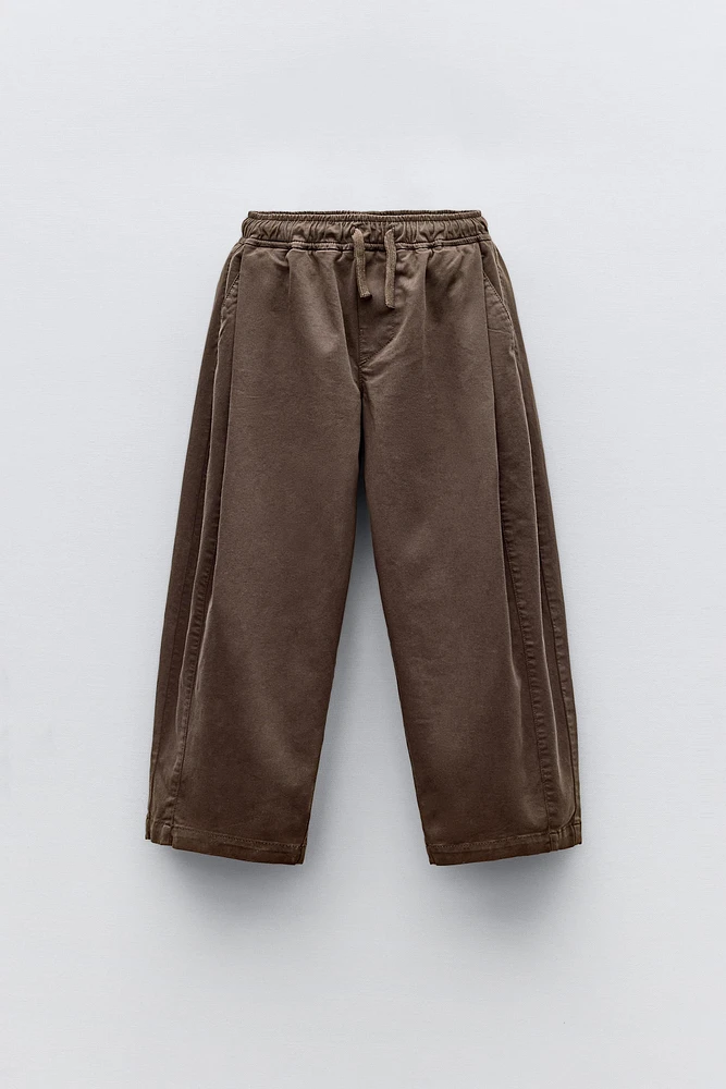 PLEATED BALLOON FIT PANTS