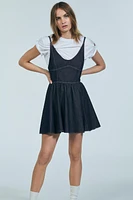 TRF DENIM SWING DRESS