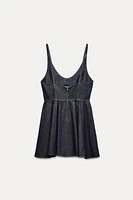 TRF DENIM SWING DRESS