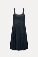 DENIM BALLOON DRESS TRF