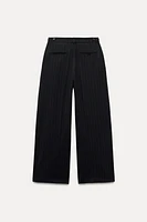 PINSTRIPE FLANNEL PANTS