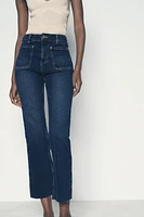 HIGH-WAISTED MINI FLARE JEANS Z1975