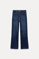 HIGH-WAISTED MINI FLARE JEANS Z1975