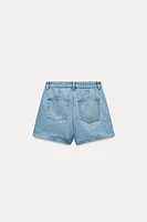 DENIM WRAP SKORT Z1975