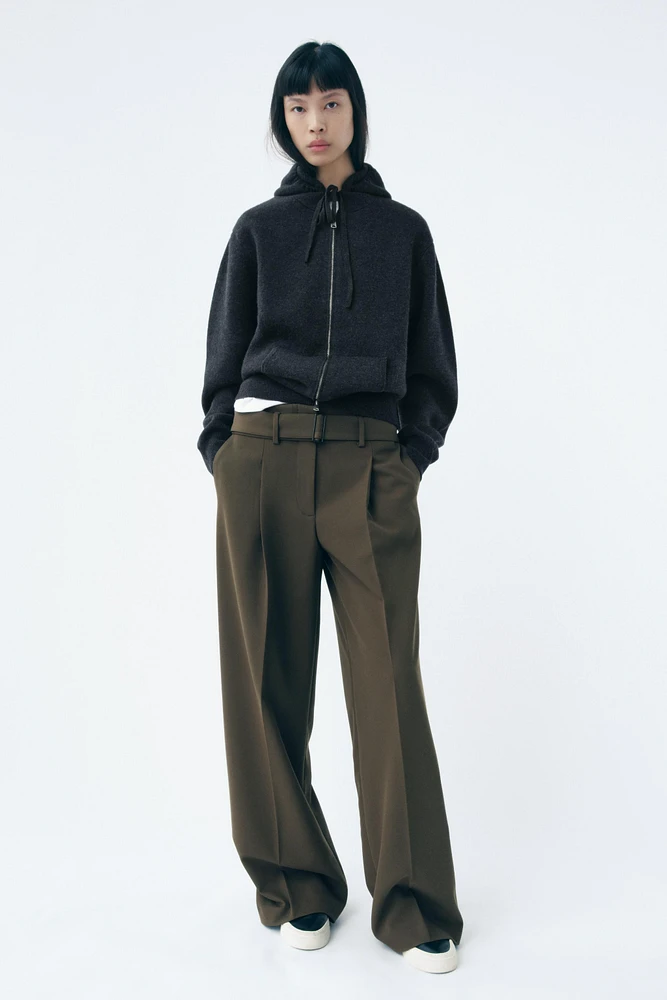 BELTED PANTS WITH DARTS ZW COLLECTION