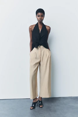 PLEATED PANTS ZW COLLECTION