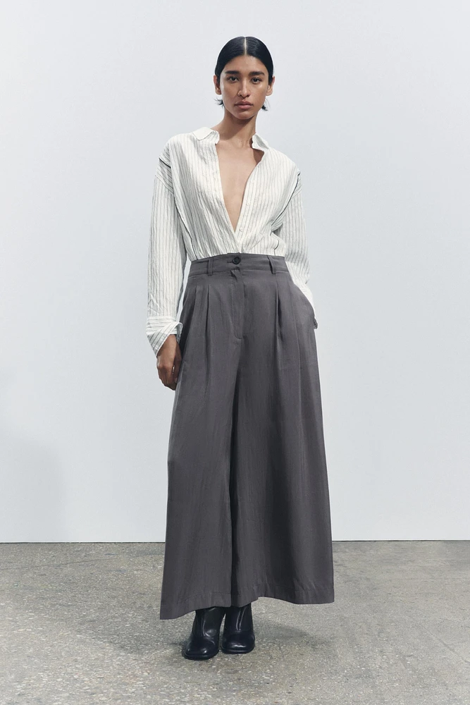 PLEATED PANTS ZW COLLECTION