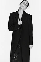 LONG MANTECO WOOL BLEND COAT ZW COLLECTION