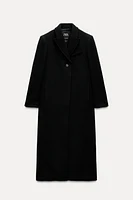 LONG MANTECO WOOL BLEND COAT ZW COLLECTION