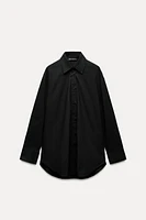 OVERSIZED POPLIN SHIRT