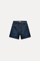 HIGH WAIST Z1975 DENIM MOM SHORTS