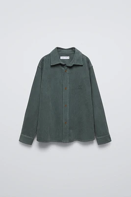 FINE-WALED CORDUROY SHIRT