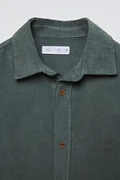 FINE-WALED CORDUROY SHIRT