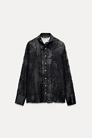 DEVORÉ SEMI-SHEER SHIRT