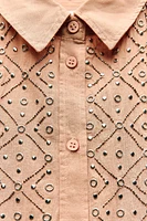 EMBROIDERED BEADED SHIRT ZW COLLECTION