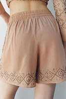 EMBROIDERED BEADED SHORTS ZW COLLECTION