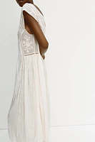 EMBROIDERED NIGHTDRESS STYLE DRESS