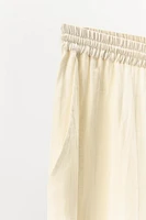 BEADED EMBROIDERED LACE PANTS