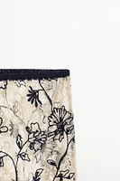 EMBROIDERED LACE SKIRT