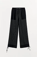 TIED HEM PANTS