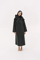 WOOL BLEND SCARF COAT ZW COLLECTION