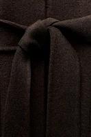 WOOL BLEND BELTED COAT ZW COLLECTION