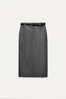 BELTED PENCIL SKIRT ZW COLLECTION