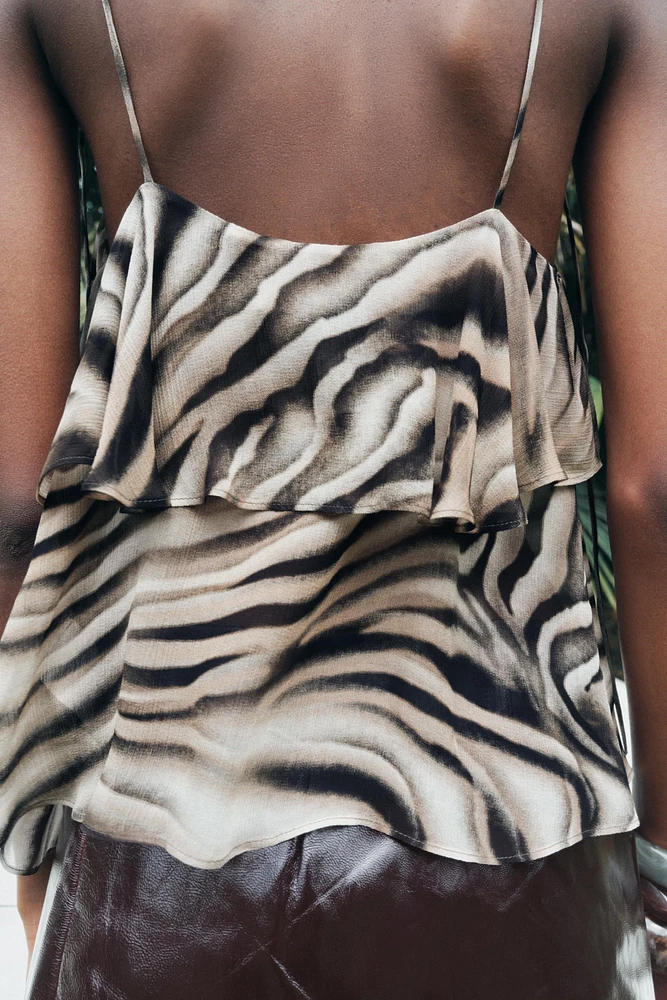 ANIMAL PRINT TOP ZW COLLECTION