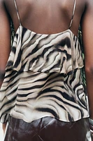 ANIMAL PRINT TOP ZW COLLECTION