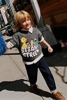 SESAME STREET © WASHED EFFECT SWEATSHIRT