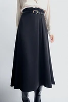 MIDI SKIRT WITH BELT