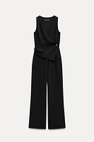 ASYMMETRIC VEST JUMPSUIT