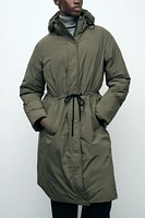 WATER AND WIND PROTECTION LONG REVERSIBLE ANORAK