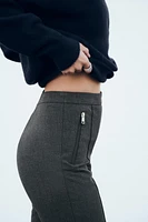 ZIPPERED POCKETS LEGGINGS