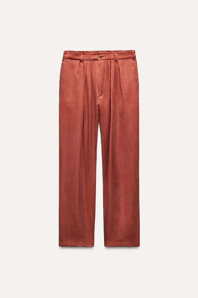 FLOWY PLEATED PANTS ZW COLLECTION