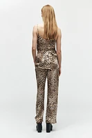 ANIMAL PRINT PAJAMA PANTS ZW COLLECTION