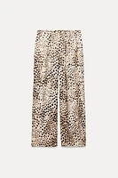 ANIMAL PRINT PAJAMA PANTS ZW COLLECTION