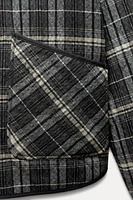 PLAID PUFFER JACKET