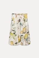 PRINTED MIDI SKIRT ZW COLLECTION