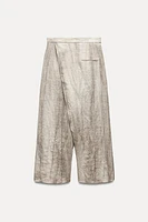 100% LINEN WRAP PANT ZW COLLECTION