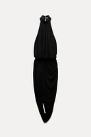 DRAPED HALTER DRESS ZW COLLECTION